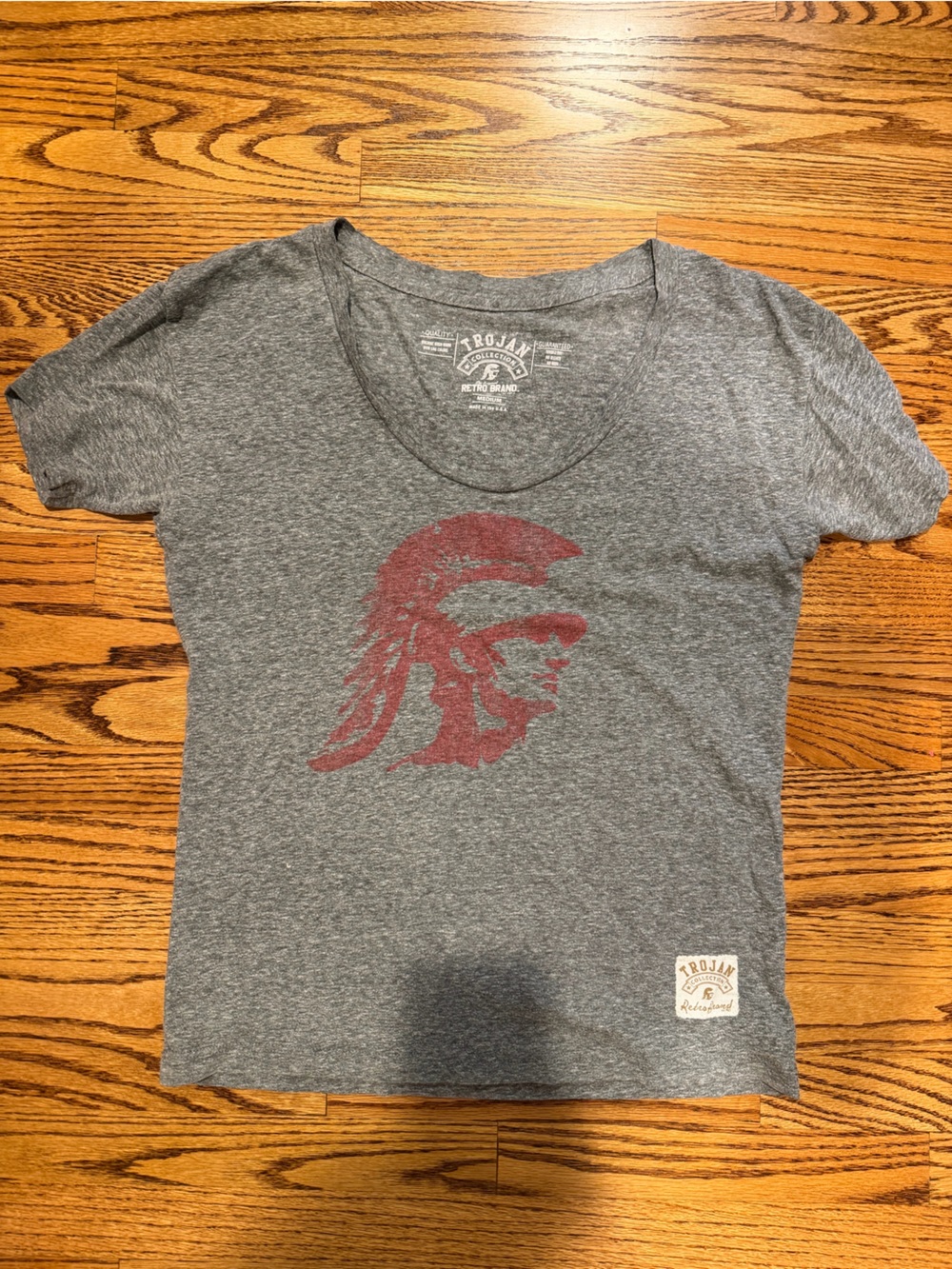 USC Women’s Gray Short Sleeve Tee